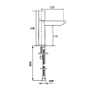Maier Cylinder Смеситель для раковины, на 1 отв., с донным клапаном, цвет: хром