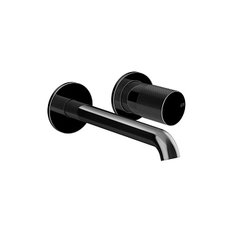 Gessi Habito Diamantao Смеситель для раковины, настенный, цвет: Black Metal PVD
