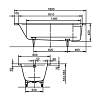 Kaldewei Puro Mod 653 Ванна 180x80x42см., цвет: белый