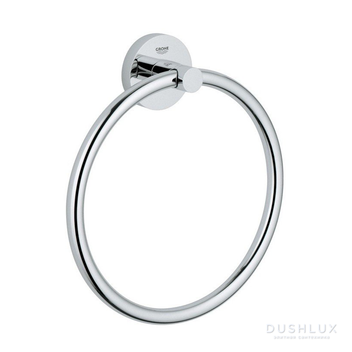 Фото Grohe Essentials Кольцо для полотенца 18см., подвесной, цвет: хром