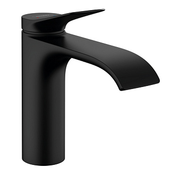 Hansgrohe Vivenis 75022670 Смеситель для раковины, 1 отв., без донного клапана, цвет: черный матовый