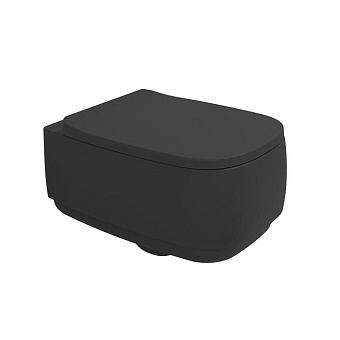 Flaminia Flag Унитаз подвесной 54х38хh24см, с системой GoClean, цвет: Carbone