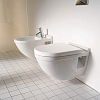 Duravit Starck 3 Унитаз 54х36 см, подвесной, WondweGliss, с креплением Durafix, цвет: белый