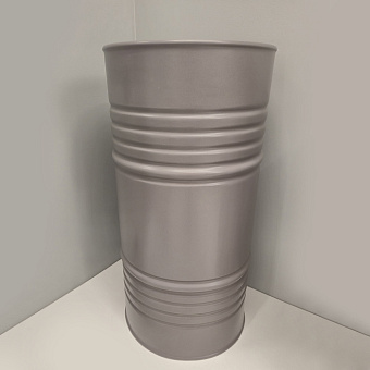 Kerasan Artwork Раковина свободностоящая "BARREL" d45x90см, без отв., слив в стену, цвет: Ferro matt