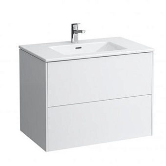Laufen Pro S База с раковиной 80x50x61см., 1 отв., с 2 ящиками, с мех. push-and-pull, цвет: белый