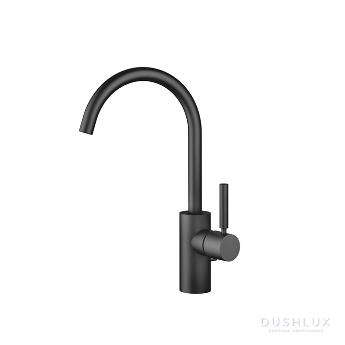 Фото Dornbracht Meta Смеситель для раковины, на 1 отв., цвет: чёрный матовый