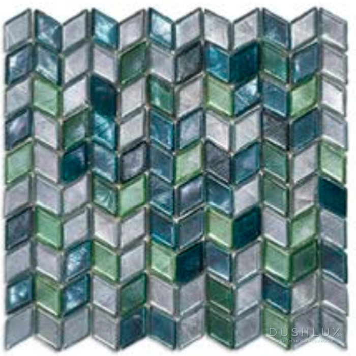 Фото Sicis Colors Мозаика 25.1x25.3см, универсальная, стекло, цвет: sirena blend