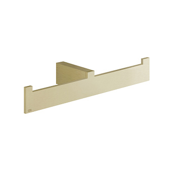 Gessi Inverso Accessories Полотенцедержатель, двойной, подвесной, цвет: Brass Brushed PVD