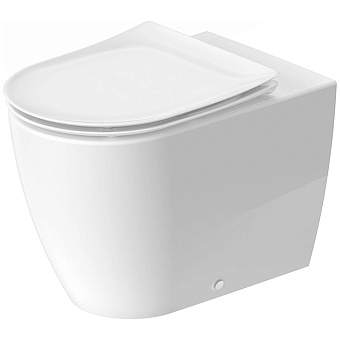 Duravit Soleil by Starck Унитаз 37x60 см, напольный, безободковый, слив универсальный, Weiß Hochglanz, HyG, цвет: белый