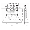 Hansgrohe Скрытая часть смесителя на борт ванны на 4 отв.