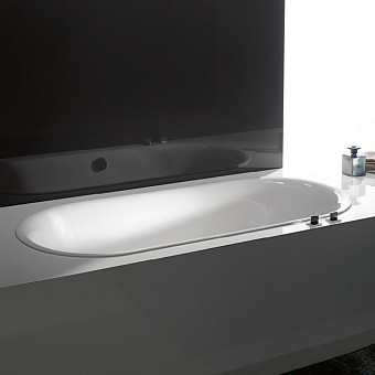 Bette Lux Oval Ванна 180x80x45см., BetteGlasur® Plus антислип, (для удлиненного слива-перелива), цвет: белый