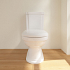 Villeroy Boch Hommage Унитаз моноблок, горизонтальный выпуск, 37x72.5см, с антигрязевым покрытием CeramicPlus, цвет: белый