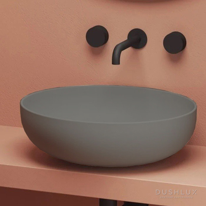 Фото Artceram Jolie Раковина Ø50см., накладная, без отв., цвет: grey olive