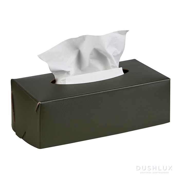 Фото ADJ Салфетница Kleenex, 23x12xH7,5 см., цвет: оливковый/горчичный