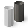 Dea Design Pedestal Basin Раковина 48x45.6x90см., напольная, без отв., Solid Surface, цвет: White №18