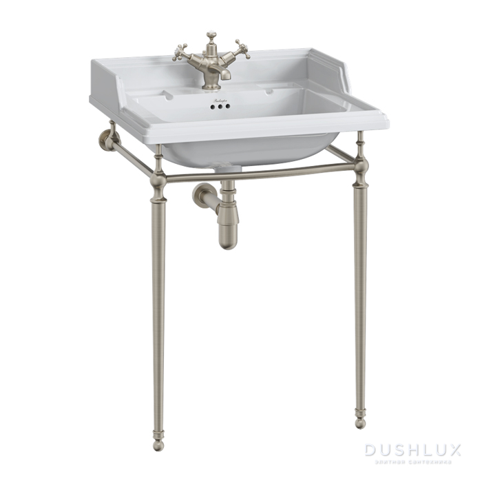 Фото Burlington Edwardian Подстолье, цвет: шлифованный никель