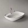 Alice Form Oval Раковина 60x45х12см., накладная, 1 отв., цвет: белый матовый