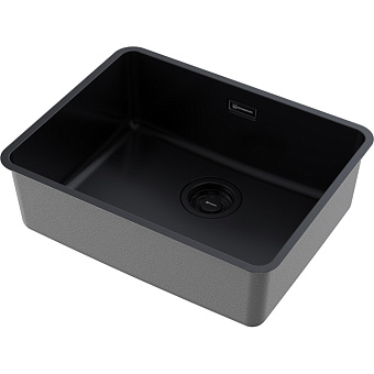 Omoikiri Omi 53-U/I Ultra Кухонная мойка 53x17,9x41,5см.,встраиваемая, цвет: графит