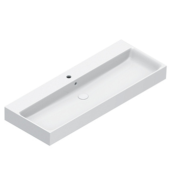 Catalano Premium Раковина 120x47см, с 1 отв., цвет: белый глянцевый