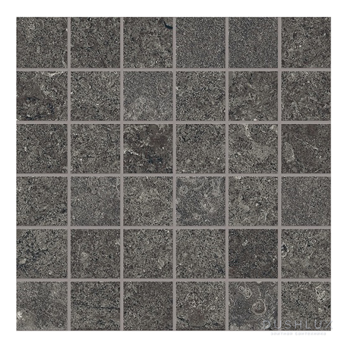 Фото Emilceramica Mapierre Керамогранит 30x30x0.95см, универсальный, глазурованный, цвет: Mosaico Ancienne Noir
