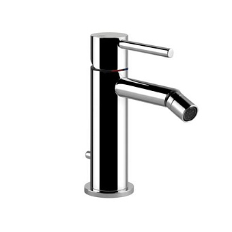 Gessi Emporio Via tortona Смеситель для биде, на 1 отв, с донным клапаном, цвет: хром