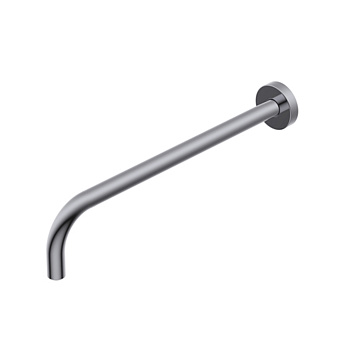 Ritmonio Shower heads Кронштейн верхнего душа L=35см., горизонтальный, круглый, из латуни, цвет: Brushed