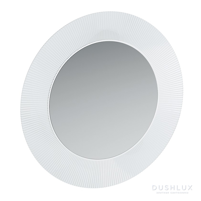 Фото Laufen Kartell Зеркало круглое d=78см, настенное, без подсветки, цвет: прозрачный кристал