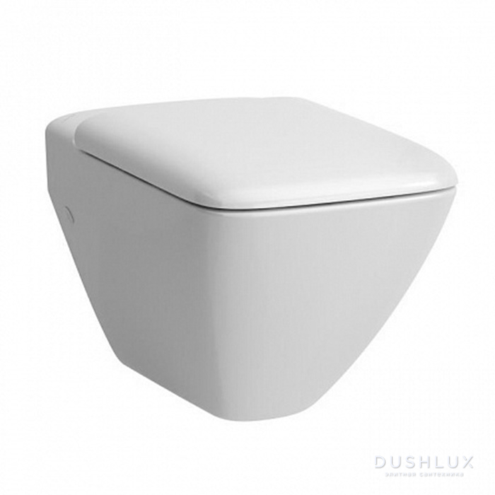 Фото Laufen Palace New Унитаз подвесной 56x36x34.5см, безободковый, Rimless, глубокое смывание, цвет: белый