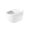 Duravit Starck 3 Унитаз подвесной безободковый, 540x360 мм, с креплением Durafix, с WG, цвет: белый