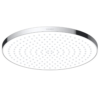 Duravit No.1 Верхний душ 23 см, настенный/потолочный, цвет: хром/белый