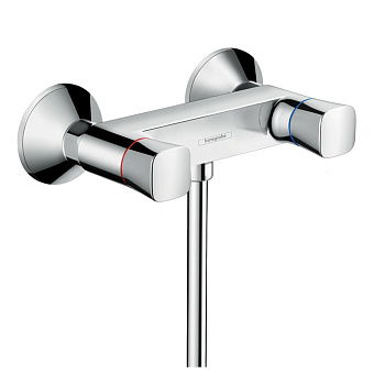 Hansgrohe Logis Смеситель для душа, настенный, с 2 ручками, цвет: хром