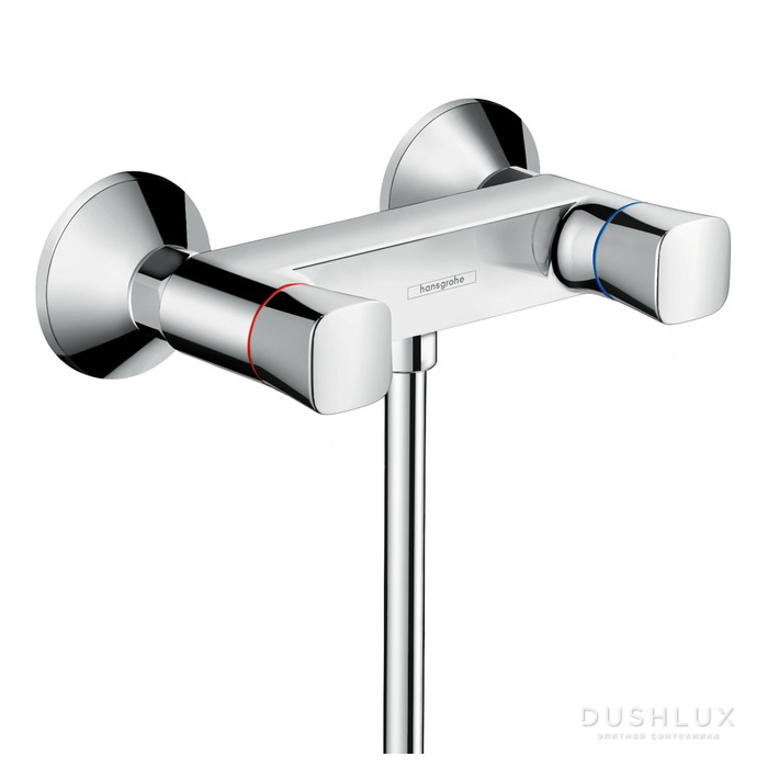 Фото Hansgrohe Logis Смеситель для душа, настенный, с 2 ручками, цвет: хром