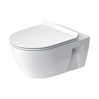 Duravit No.1 Унитаз 56см., подвесной, безободковый, сиденье микролифт, цвет: белый