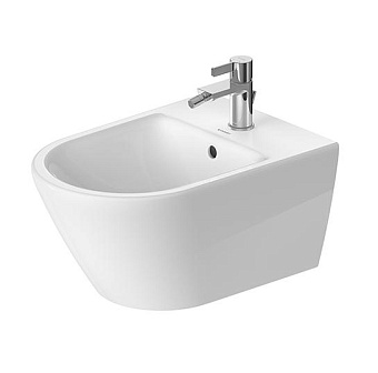Duravit D-Neo Биде подвесное 37x54 см, с переливом, с 1 отв., цвет: белый
