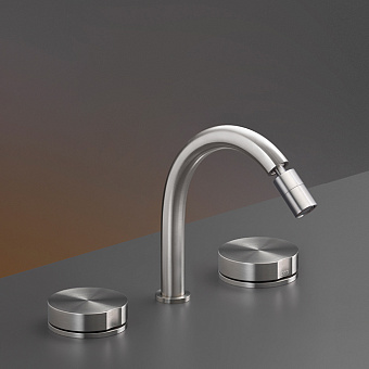 CEA Design GIOTTO Смеситель для биде, 3 отв., цвет: нержавеющая сталь