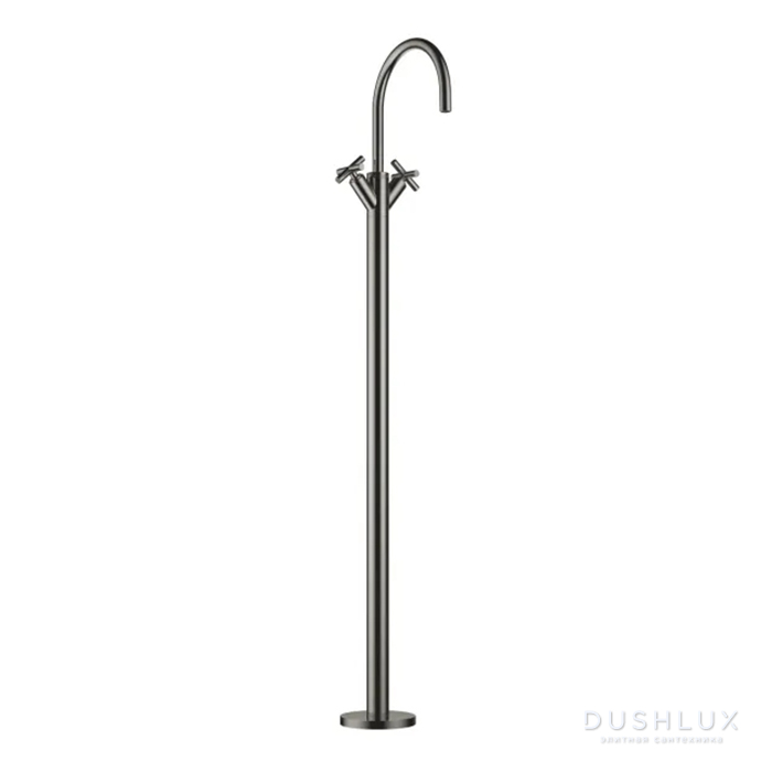 Фото Dornbracht Tara Смеситель для раковины, напольный, цвет: Dark Chrome