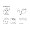 Devon&Devon Westminster Биде подвесное 35x36см., 1 отв., цвет: белый