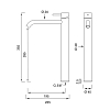CEA Design MILO360 Смеситель для раковины, 1 отверстие, цвет: нержавеющая сталь