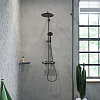 Hansgrohe Croma Select S Душевая система, 1jet, EcoSmart, с термостатом и ручным душем, цвет: черный матовый