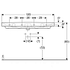 Geberit Smyle Square Раковина 120х48см., подвесная, 1 отв., цвет: белый