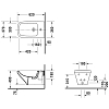 Duravit DuraStyle Биде подвесное 62x37см, 1 отв., с креплением, цвет: белый