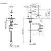 Dornbracht Meta meta slim Смеситель для раковины, на 1 отв., цвет: хром