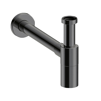 Almar Mixers Сифон для раковины, цвет: черный металл брашированный PVD