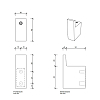 Decor Walther CT HAK1 Крючок, подвесной, цвет: черный матовый