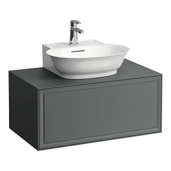 Laufen Classic Тумба с раковиной, 77.5x45.5x34.5см, подвесной, 1 ящиком, цвет: серый
