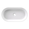 Alice Spy Oval Раковина 65x36х12см., накладная, без отв., цвет: белый матовый