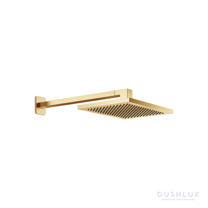 Фото Dornbracht Lulu Верхний душ 30x24см, настенный, цвет: латунь сатинированная