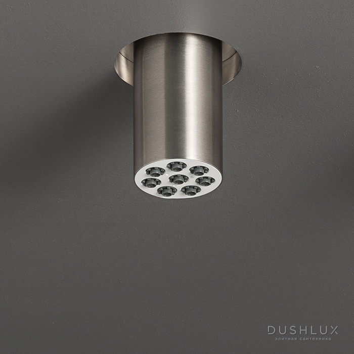 Фото CEA Design FREE IDEAS Верхний душ, полувстраиваемый, потолочный, 1 режим, Aerated small jets, Delrin®, цвет: нержавеющая сталь
