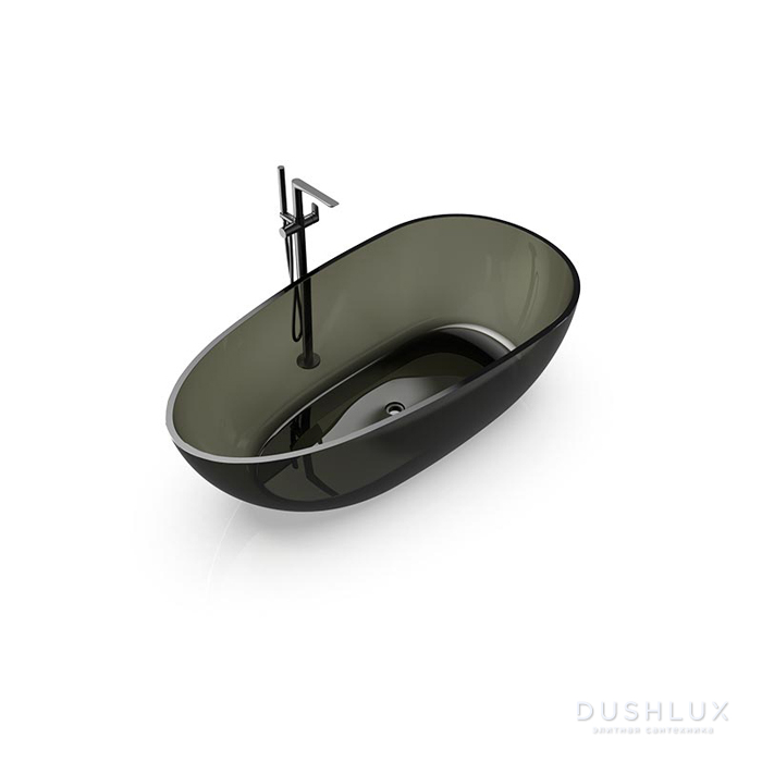 Фото Knief EGG Shape Ванна 170x85x54см., отдельностоящая, из полимерного материала, цвет: Turmalin # 020