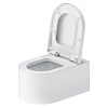 Duravit Millio Унитаз подвесной, 37x57см., декор "Smooth", крепление в компл., цвет: белый шелковисто-матовый